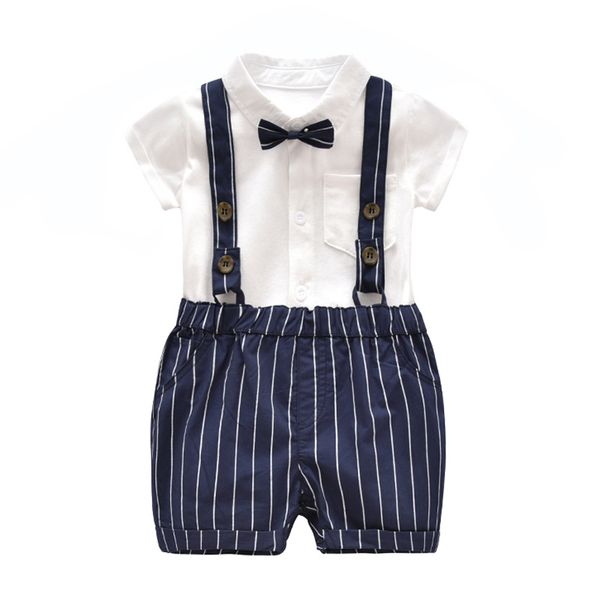 manufacturers good quality korean style wear bow tie gentleman boy baby short sleeve cotton fashion infant childrens suit, Blue
manufacturers good quality korean style wear bow tie gentleman boy baby short sleeve cotton fashion infant childrens suit, Blue