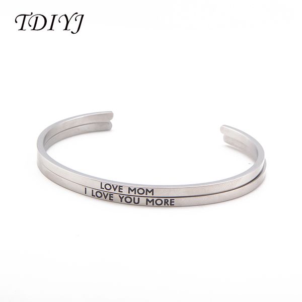 tdiyj engraved love mom i love you more bangle&bracelet story charms tags wire bangle bracelets for women 3pcs/set, Black
tdiyj engraved love mom i love you more bangle&bracelet story charms tags wire bangle bracelets for women 3pcs/set, Black