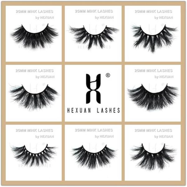 false eyelashes hexuan lashes 100% hand made cruelty 5d 25mm mink natural black with customized packaging box
false eyelashes hexuan lashes 100% hand made cruelty 5d 25mm mink natural black with customized packaging box