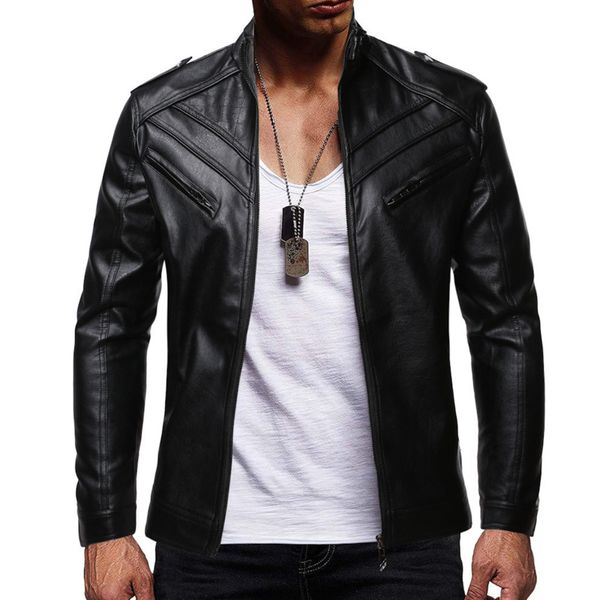 men's fur & faux ewq / wear 2021 autumn casual pu leather coat stitching zipper stand collar black red long sleeve jacket s-5xl y3676
men's fur & faux ewq / wear 2021 autumn casual pu leather coat stitching zipper stand collar black red long sleeve jacket s-5xl y3676