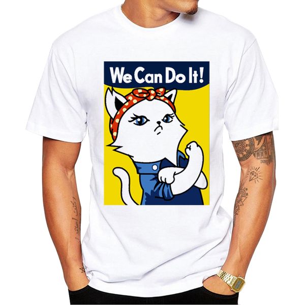 teehub we can do it men t-shirt o-neck short sleeve tshirts strong cat printed cool funny tees
teehub we can do it men t-shirt o-neck short sleeve tshirts strong cat printed cool funny tees