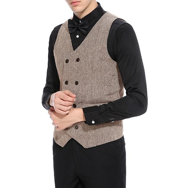 мужчины \ 'ы елочки твид костюм жилет slim fit жилет жених формальный vest, Black;brown
мужчины \ 'ы елочки твид костюм жилет slim fit жилет жених формальный vest, Black;brown