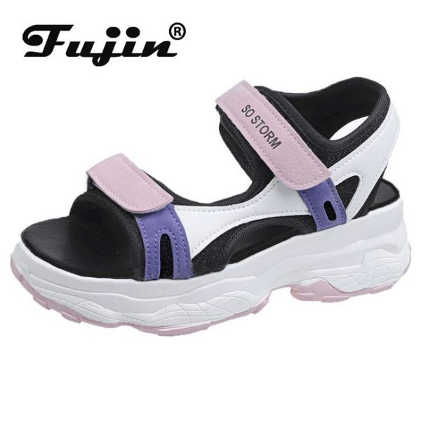 fujin sandals female summer 2020 new muffin platform ins fashion beach flat red thick bottom breathable causal women sandals, Black
fujin sandals female summer 2020 new muffin platform ins fashion beach flat red thick bottom breathable causal women sandals, Black