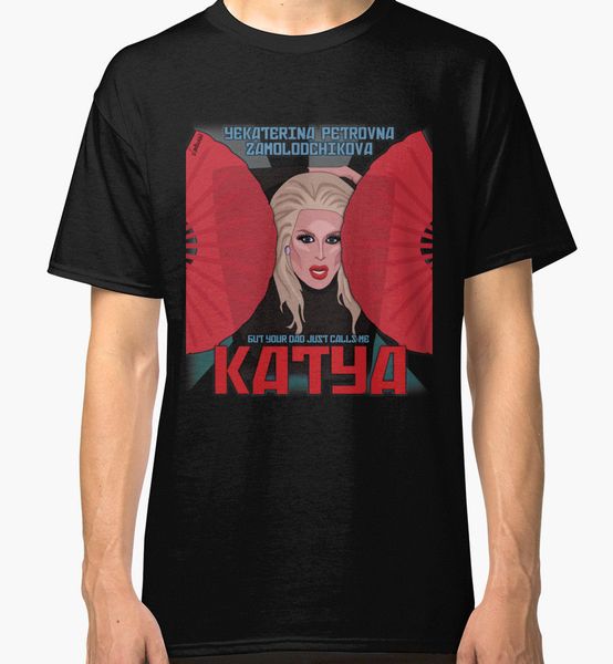 katya zamolodchikova men's black t-shirt clothing harajuku short sleeve t shirt printed pure cotton men's tee 
katya zamolodchikova men's black t-shirt clothing harajuku short sleeve t shirt printed pure cotton men's tee