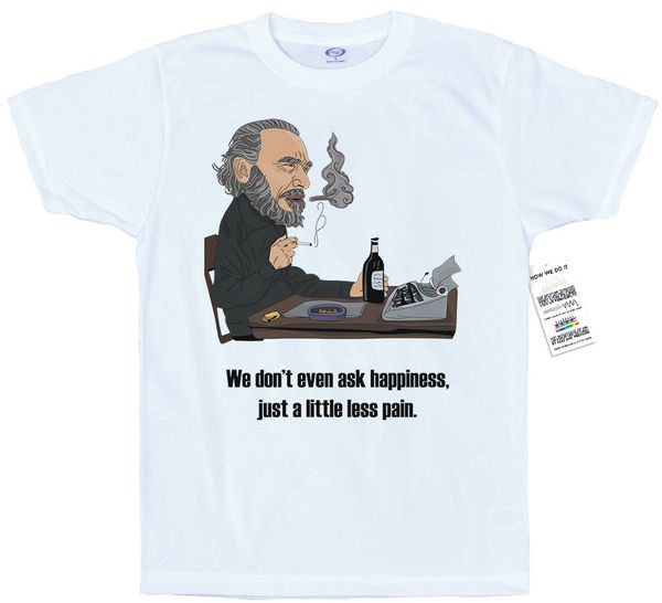 charles bukowski t shirt design teenage natural cotton printed man fashion round collar t shirt hipster tee
charles bukowski t shirt design teenage natural cotton printed man fashion round collar t shirt hipster tee