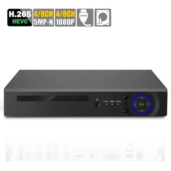 kits 5mp-n 8ch ahd dvr 6 in 1hybrid h.265 security recorder for 5mp/4mp 1080p tvi cvi analog camera motion detection, Black;white
kits 5mp-n 8ch ahd dvr 6 in 1hybrid h.265 security recorder for 5mp/4mp 1080p tvi cvi analog camera motion detection, Black;white