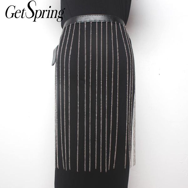 getspring women belt chain patchwork leather belts women black fashion vintage pu leather woman belt 2020 new fashion leisure, Black;brown
getspring women belt chain patchwork leather belts women black fashion vintage pu leather woman belt 2020 new fashion leisure, Black;brown