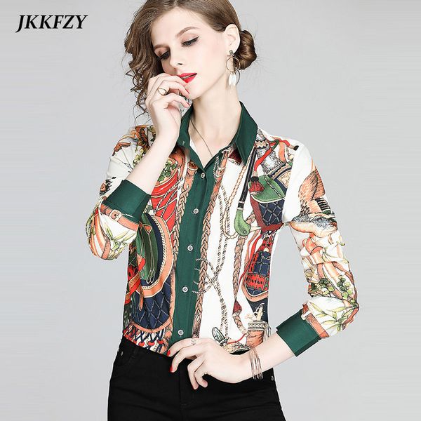 2020 spring women vintage blouses turn-down collar flower printing shirt casual long sleeve blouse plus size, White
2020 spring women vintage blouses turn-down collar flower printing shirt casual long sleeve blouse plus size, White