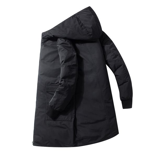 men's down & parkas 2021 jacket mid-length winter korean style trendy handsome thickened coat, Black
men's down & parkas 2021 jacket mid-length winter korean style trendy handsome thickened coat, Black