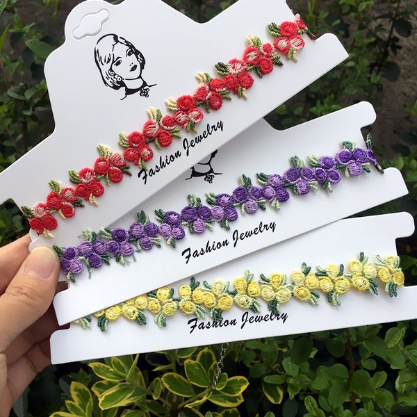 chokers flower cute necklace for girlfriend simple colorful embroidery spring and summer fashion jewelry wholesale, Golden;silver
chokers flower cute necklace for girlfriend simple colorful embroidery spring and summer fashion jewelry wholesale, Golden;silver