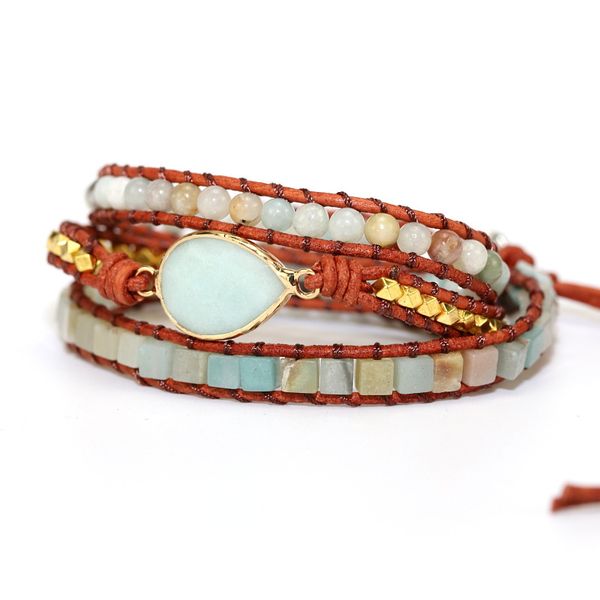 tennis natural stone handmade ladies bracelet beaded multilayer leather wrap bohomia style for female jewelry gift selling, Golden;silver
tennis natural stone handmade ladies bracelet beaded multilayer leather wrap bohomia style for female jewelry gift selling, Golden;silver
