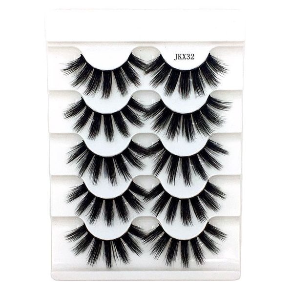 false eyelashes 2021 5 pairs 3d mink hair natural/thick long eye lashes wispy makeup beauty extension tools wimpers jkx
false eyelashes 2021 5 pairs 3d mink hair natural/thick long eye lashes wispy makeup beauty extension tools wimpers jkx