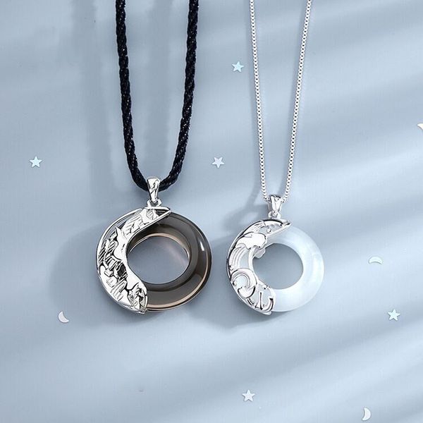 popular chinese style couple 925 sterling silver round pendant necklace vintage style necklace women men fashion fine jewelry
popular chinese style couple 925 sterling silver round pendant necklace vintage style necklace women men fashion fine jewelry