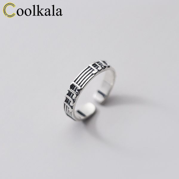 coolkala female fashion thai silver music character personality opening ring, Golden;silver
coolkala female fashion thai silver music character personality opening ring, Golden;silver