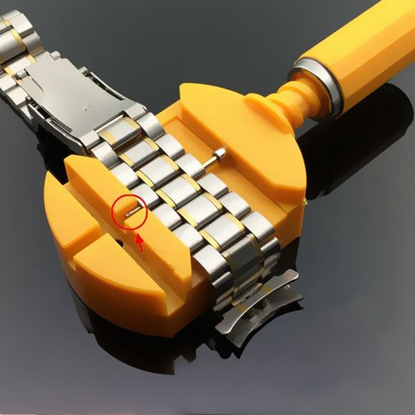 manual watch band strap link remover repair tool belt adjustment wristwatch tools kit red yellow
manual watch band strap link remover repair tool belt adjustment wristwatch tools kit red yellow