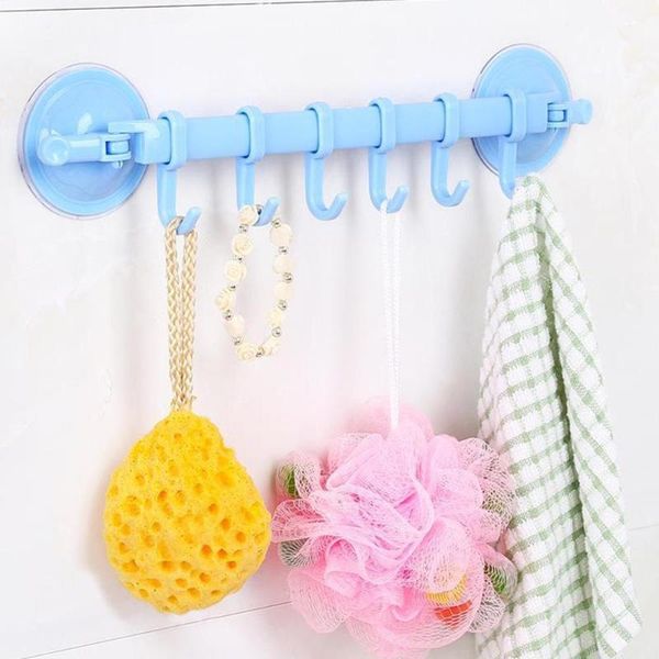 1pc 6 hooks towel rack suction cup bathroom kitchen wall door holder sucker hanger sundries clip
1pc 6 hooks towel rack suction cup bathroom kitchen wall door holder sucker hanger sundries clip