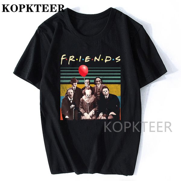 funny friends t-shirt with horror movie characters cotton t-shirts friends plus size horror friends tv show horror tshirt
funny friends t-shirt with horror movie characters cotton t-shirts friends plus size horror friends tv show horror tshirt