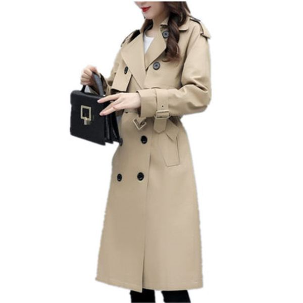 spring autumn trench coat slim double breasted trench coat woman long women windbreakers plus size overcoat as1399, Tan;black
spring autumn trench coat slim double breasted trench coat woman long women windbreakers plus size overcoat as1399, Tan;black