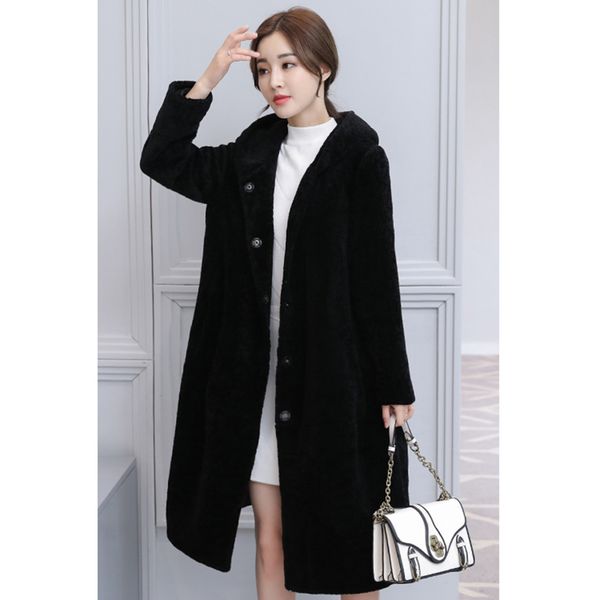 women's down & parkas 2021 fashion long fur coats women hooded artificial coat thick warm winter faux outerwear, Black
women's down & parkas 2021 fashion long fur coats women hooded artificial coat thick warm winter faux outerwear, Black