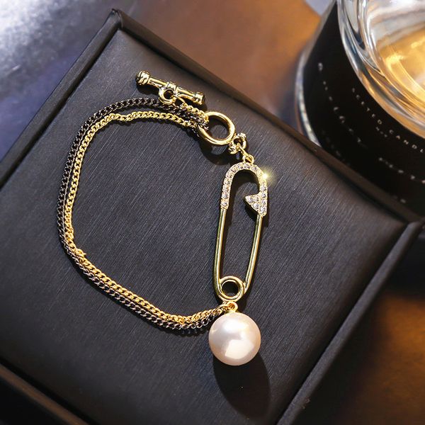 charm bracelets korean simple imitation pearls for women girls 2021 trendy pin rhinestone jewelry street style, Golden;silver
charm bracelets korean simple imitation pearls for women girls 2021 trendy pin rhinestone jewelry street style, Golden;silver