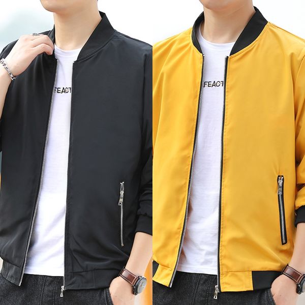 jacket baseball jacketball jacketmen's spring and autumn casual handsome all-match korean style slim collar baseball clothing autumn me, Blue
jacket baseball jacketball jacketmen's spring and autumn casual handsome all-match korean style slim collar baseball clothing autumn me, Blue