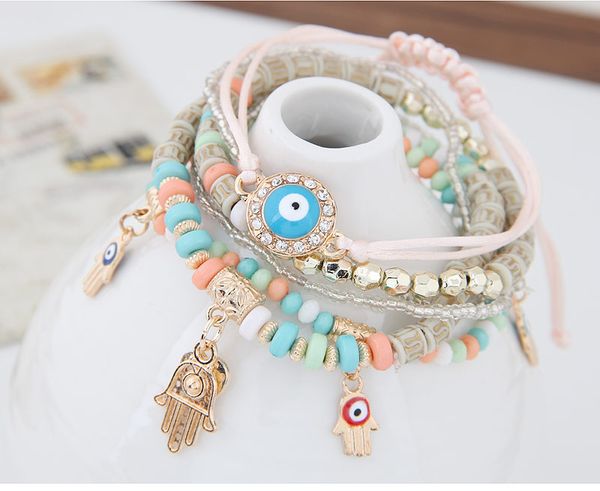 kabbalah fatima hamsa hand evil eye charms bracelets & bangles multilayer braided handmade beads pulseras for women men
kabbalah fatima hamsa hand evil eye charms bracelets & bangles multilayer braided handmade beads pulseras for women men
