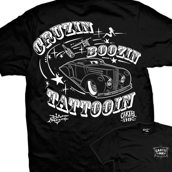 2019 fashion cartel ink men's cruzin boozin t-shirt rockabilly kustom kulture tattoo retro tee shirt
2019 fashion cartel ink men's cruzin boozin t-shirt rockabilly kustom kulture tattoo retro tee shirt