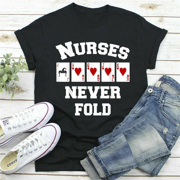 nurses never fold card game nurse day men s-3xl cotton made in us streetwear casual tee shirt
nurses never fold card game nurse day men s-3xl cotton made in us streetwear casual tee shirt