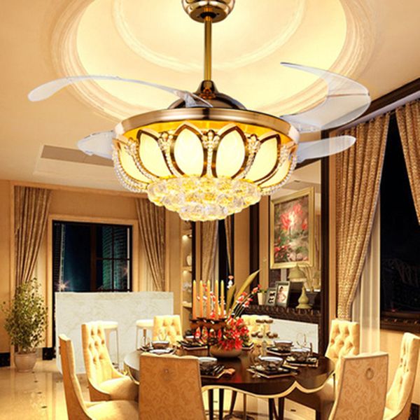 electric fans ikvvt european-style ceiling light luxury led crystal invisible for living dining bedroom with remote control
electric fans ikvvt european-style ceiling light luxury led crystal invisible for living dining bedroom with remote control
