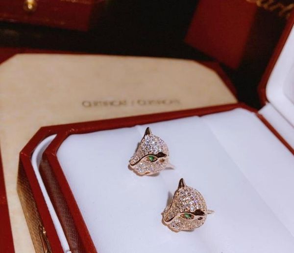 jewelry earring woman panth`ere series 925 sterling silver animal leopard head stud earring 2 colors wedding11, Golden;silver
jewelry earring woman panth`ere series 925 sterling silver animal leopard head stud earring 2 colors wedding11, Golden;silver