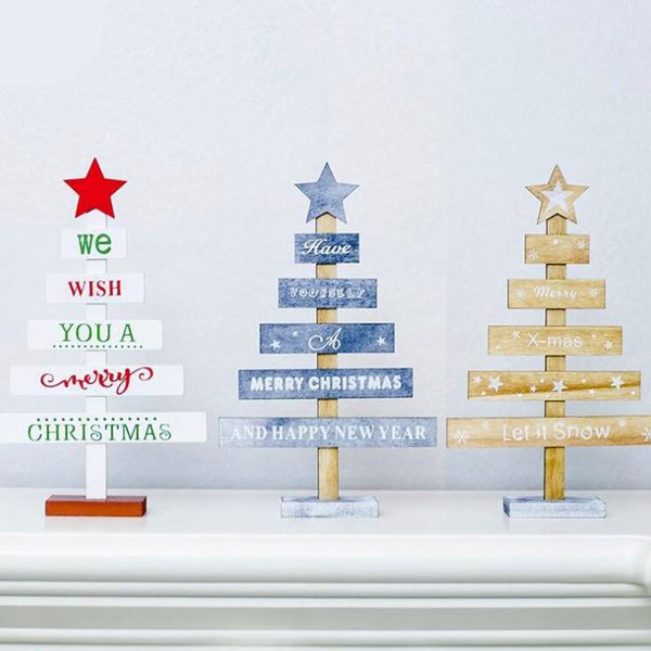 christmas decorations 1 piece 3 colors 29cm mini wooden tree merry happy year for party
christmas decorations 1 piece 3 colors 29cm mini wooden tree merry happy year for party