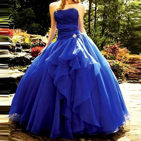 2020 royal blue quinceanera dresses lace strapless modern plus size ball prom gown floor length plus size lace, Blue;red
2020 royal blue quinceanera dresses lace strapless modern plus size ball prom gown floor length plus size lace, Blue;red