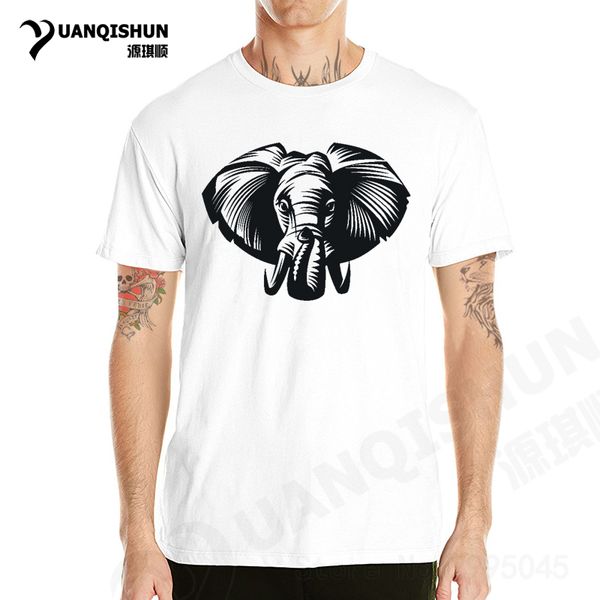 summer men 100%cotton t shirt elephant head animal silhouette printed tee cozy casual short sleeve t-shirt boy casual
summer men 100%cotton t shirt elephant head animal silhouette printed tee cozy casual short sleeve t-shirt boy casual
