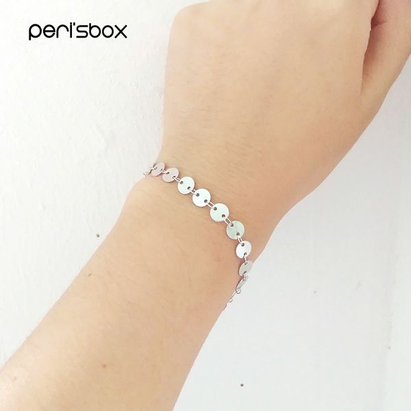 bangle peri'sbox minimalist gold sliver plated small coin bracelets for women simple metal round disc bracelet statement chain bangles, Black
bangle peri'sbox minimalist gold sliver plated small coin bracelets for women simple metal round disc bracelet statement chain bangles, Black