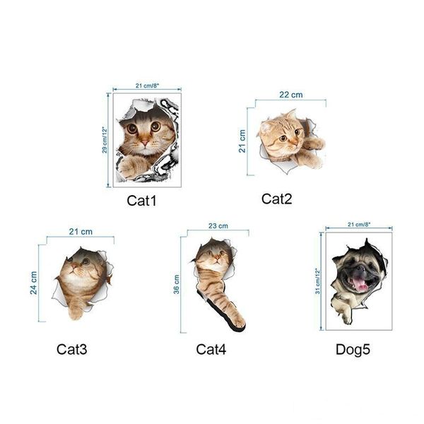 3d cats wall sticker toilet stickers hole view vivid dogs bathroom room decoration animal vinyl decals art sticker wholesale
3d cats wall sticker toilet stickers hole view vivid dogs bathroom room decoration animal vinyl decals art sticker wholesale