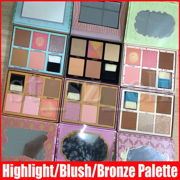 6 styles face makeup blush highlight bronze pink blusher powder palette 5 colors highlighter palette with brush
6 styles face makeup blush highlight bronze pink blusher powder palette 5 colors highlighter palette with brush