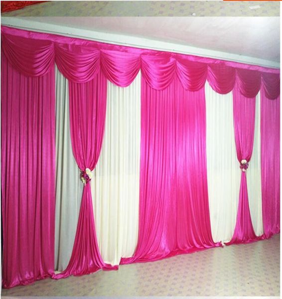3*6m fashion pink wedding backdrop with beautiful swag wedding drape and curtain event party decoration
3*6m fashion pink wedding backdrop with beautiful swag wedding drape and curtain event party decoration
