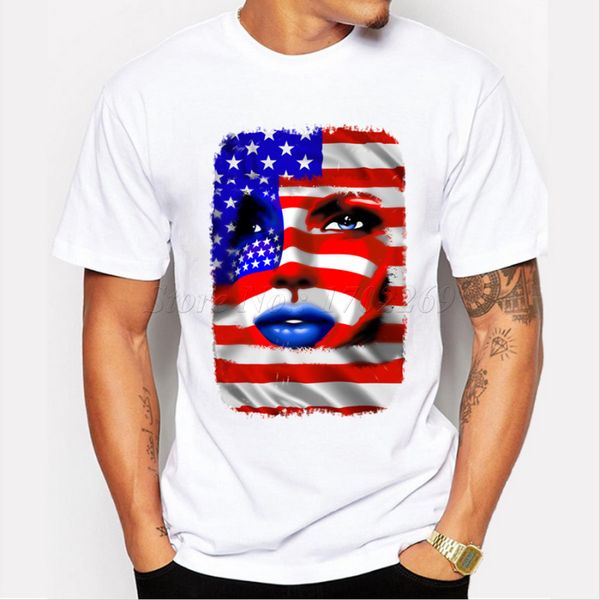 new fashion men's usa flag with women face design creative t-shirt heart shaped usa flag male casual hipster funny tee
new fashion men's usa flag with women face design creative t-shirt heart shaped usa flag male casual hipster funny tee