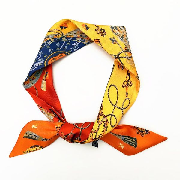 scarves 90*5cm rope key tassel printing women's small silk scarf wrapped bag handle ribbon hair band neckerchief, Blue;gray
scarves 90*5cm rope key tassel printing women's small silk scarf wrapped bag handle ribbon hair band neckerchief, Blue;gray