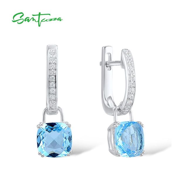 santuzza silver earrings for women 925 sterling silver dangle earrings sky blue cubic zirconia brincos fashion jewelry 200922
santuzza silver earrings for women 925 sterling silver dangle earrings sky blue cubic zirconia brincos fashion jewelry 200922