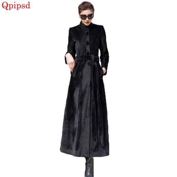 winter faux fur coat women 2020 new long warm sheep shearling jacket coats female temperament slim fur parka coat wool overcoat, Black
winter faux fur coat women 2020 new long warm sheep shearling jacket coats female temperament slim fur parka coat wool overcoat, Black