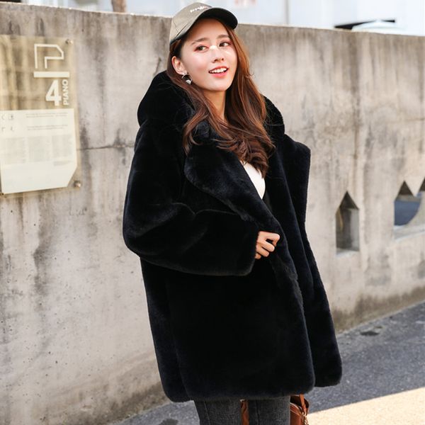 winter women faux fur coat luxury fur coat loose hooded overcoat thick warm plus size female plush coatsd124, Black
winter women faux fur coat luxury fur coat loose hooded overcoat thick warm plus size female plush coatsd124, Black