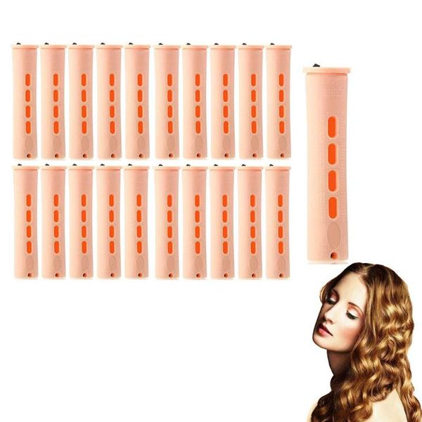 20pcs long curved perm rods,rubber band holds hair in place around roller,small ridges and texture help grip hair, Black
20pcs long curved perm rods,rubber band holds hair in place around roller,small ridges and texture help grip hair, Black