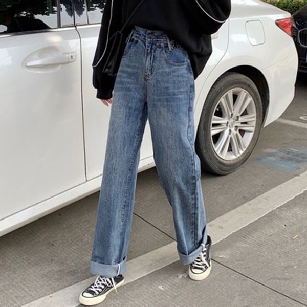 women's jeans plus size high waist mopping straight-leg trousers woman wide leg full length casual pants female blue autumn 4xl
women's jeans plus size high waist mopping straight-leg trousers woman wide leg full length casual pants female blue autumn 4xl