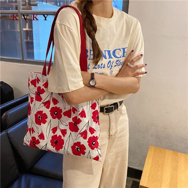 2020 summer ladies shoulder bag retro xuanya style fresh flower canvas shopping eco bags wholesale red female handbag beach bags
2020 summer ladies shoulder bag retro xuanya style fresh flower canvas shopping eco bags wholesale red female handbag beach bags
