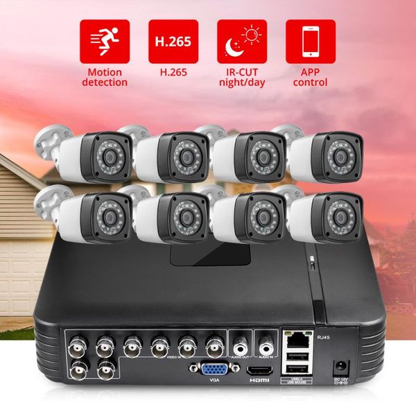 fuers 8ch dvr hd 4mp camera 6in1 dvr h.265 surveillance system waterproof outdoor camera security system video cctv p2p hdmi kit
fuers 8ch dvr hd 4mp camera 6in1 dvr h.265 surveillance system waterproof outdoor camera security system video cctv p2p hdmi kit