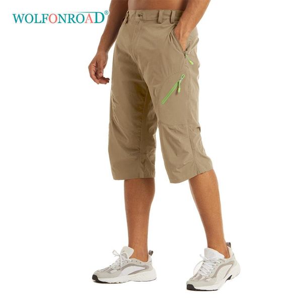 wolfonroad men's quick drying 3/4 capri hiking shorts zipper pocket waterproof outdoor walking shorts below knee male, Brown;gray
wolfonroad men's quick drying 3/4 capri hiking shorts zipper pocket waterproof outdoor walking shorts below knee male, Brown;gray