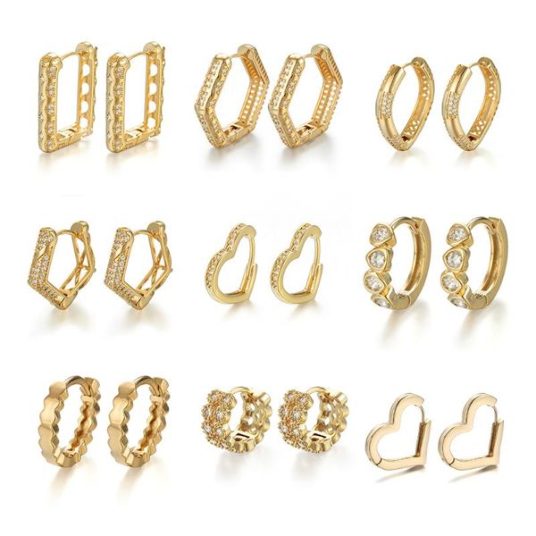 hoop & huggie geometric crystal cz zircon korea earrings 2021 trendy heart statement small earring female wedding jewelry, Golden;silver
hoop & huggie geometric crystal cz zircon korea earrings 2021 trendy heart statement small earring female wedding jewelry, Golden;silver