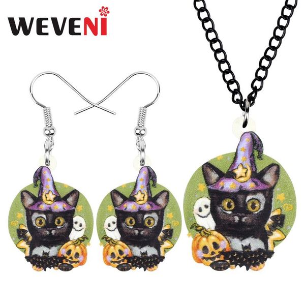 weveni acrylic halloween cat тыквенные ювелирные изделия наборы, милый котенок животных животных серьги серьги ожерелье для женщин детская д, Silver
weveni acrylic halloween cat тыквенные ювелирные изделия наборы, милый котенок животных животных серьги серьги ожерелье для женщин детская д, Silver