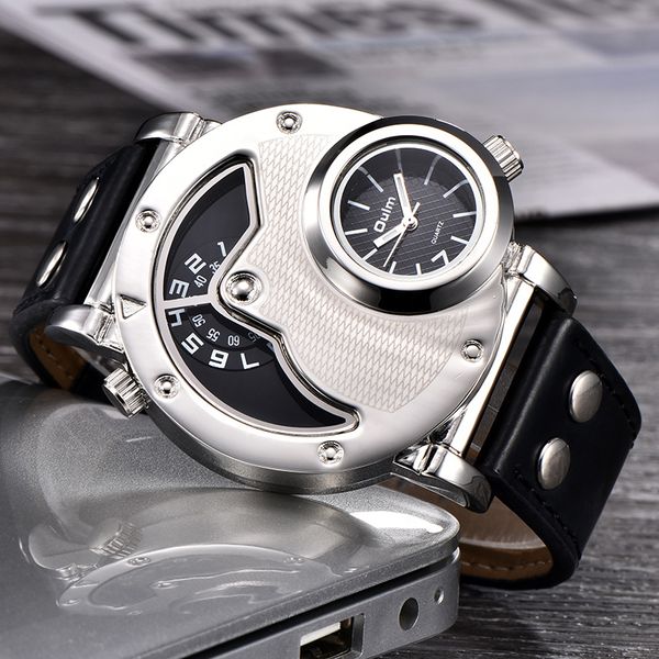 wristwatches oulm watches unique design multipe time zone leather strap male quart wristwatch 9591 fashion men reloj hombre, Slivery;brown
wristwatches oulm watches unique design multipe time zone leather strap male quart wristwatch 9591 fashion men reloj hombre, Slivery;brown